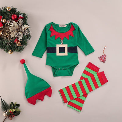 Stylizacje świąteczne dla dzieci w wieku 0-3 lata. W co ubrać dziecko na Wigilię?
