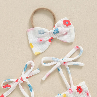 Body z tetrowego materiału w kwiatki-Babylette