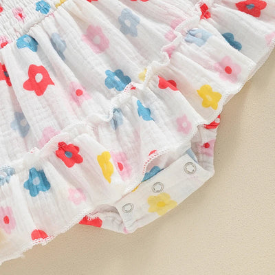 Body z tetrowego materiału w kwiatki-Babylette