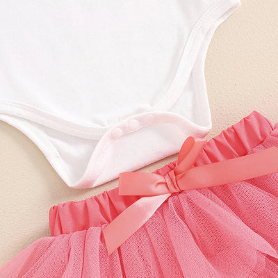 Body z tiulową spódniczką i opaską-Babylette