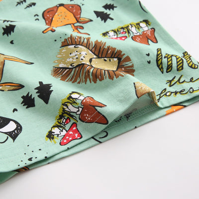 Chłopięcy komplet z wzorzystym t-shirtem-Babylette
