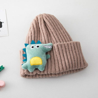 Cieplutka czapka z dinozaurem-Babylette