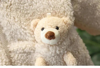 Dziecięca kurtka z misiem i uszkami-Babylette