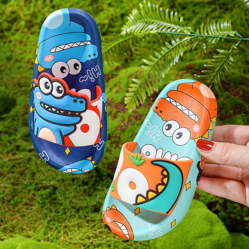 Dziecięce klapki z krokodylem-Babylette