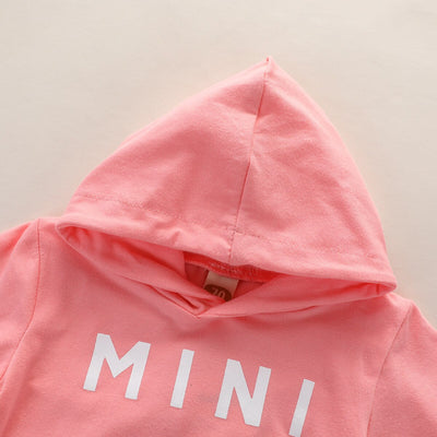 Komplecik dresowy z napisem "Mini"-Babylette