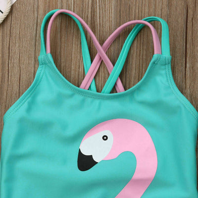 Dziecięcy strój kąpielowy z flamingiem-Babylette