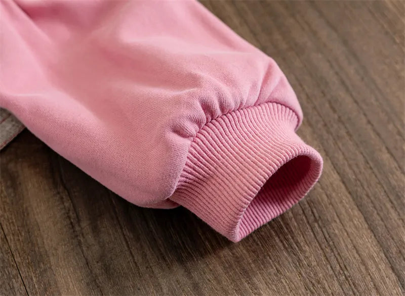 Dziewczęca bluza z motywem serduszka i bufiastym rękawkiem-Babylette