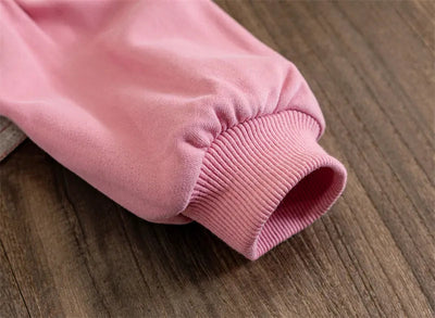 Dziewczęca bluza z motywem serduszka i bufiastym rękawkiem-Babylette
