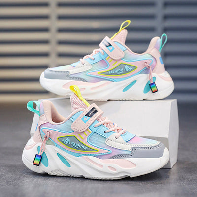 Dziewczęce buty sportowe na platformie-Babylette