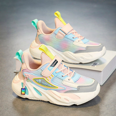Dziewczęce buty sportowe na platformie-Babylette