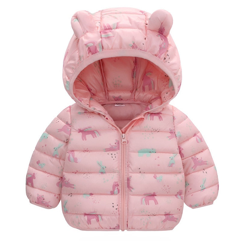 Kolorowa błyszcząca kurtka dziecięca-Babylette