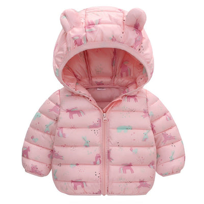 Kolorowa błyszcząca kurtka dziecięca-Babylette