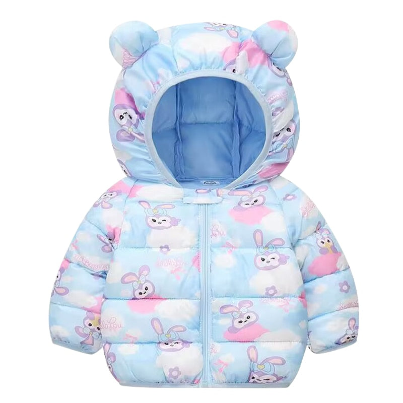 Kolorowa błyszcząca kurtka dziecięca-Babylette