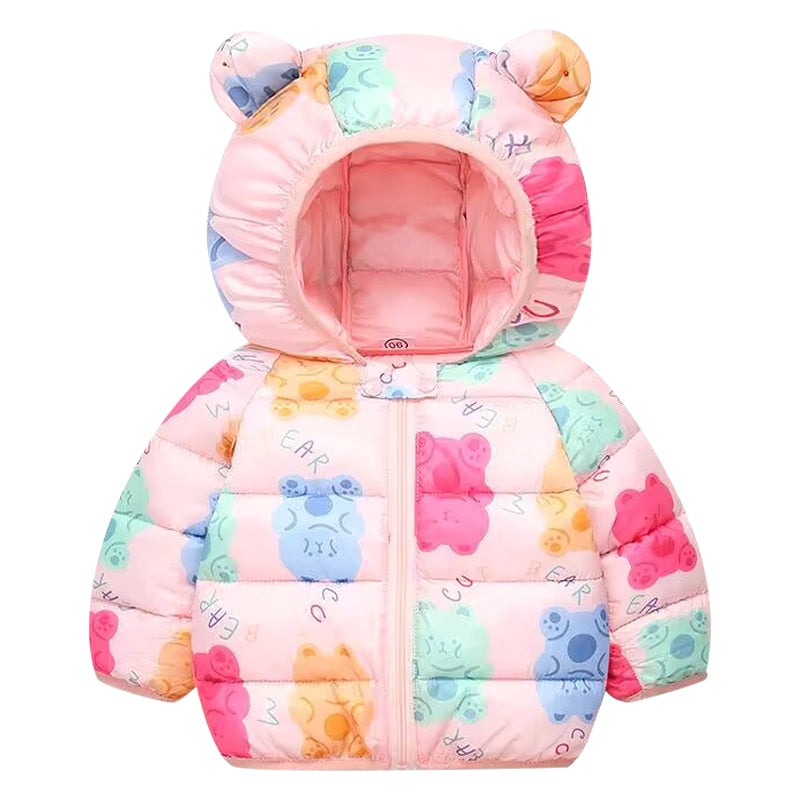 Kolorowa błyszcząca kurtka dziecięca-Babylette