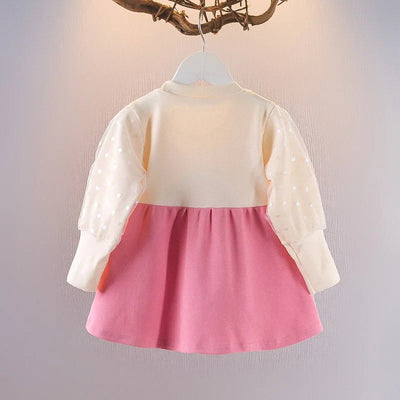 Niemowlęca sukienka z truskawkowym motywem-Babylette