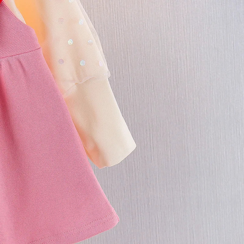 Niemowlęca sukienka z truskawkowym motywem-Babylette