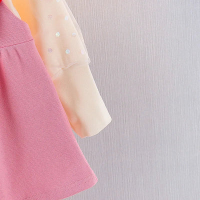 Niemowlęca sukienka z truskawkowym motywem-Babylette