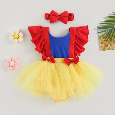Niemowlęce body w stylu Królewny Śnieżki-Babylette