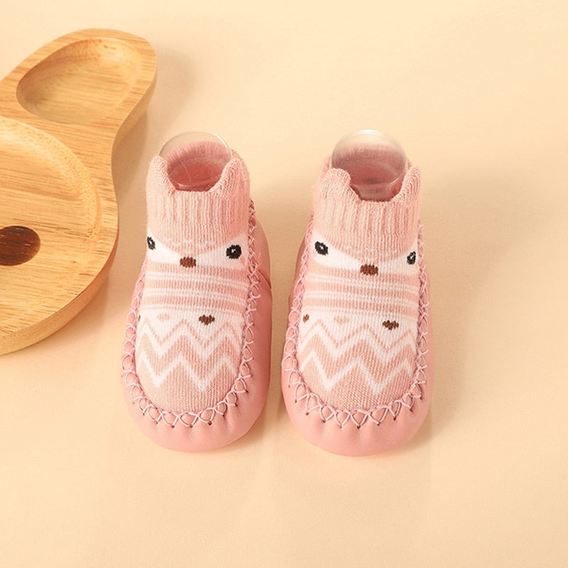 Niemowlęce skarpetki z gumową podeszwą-Babylette