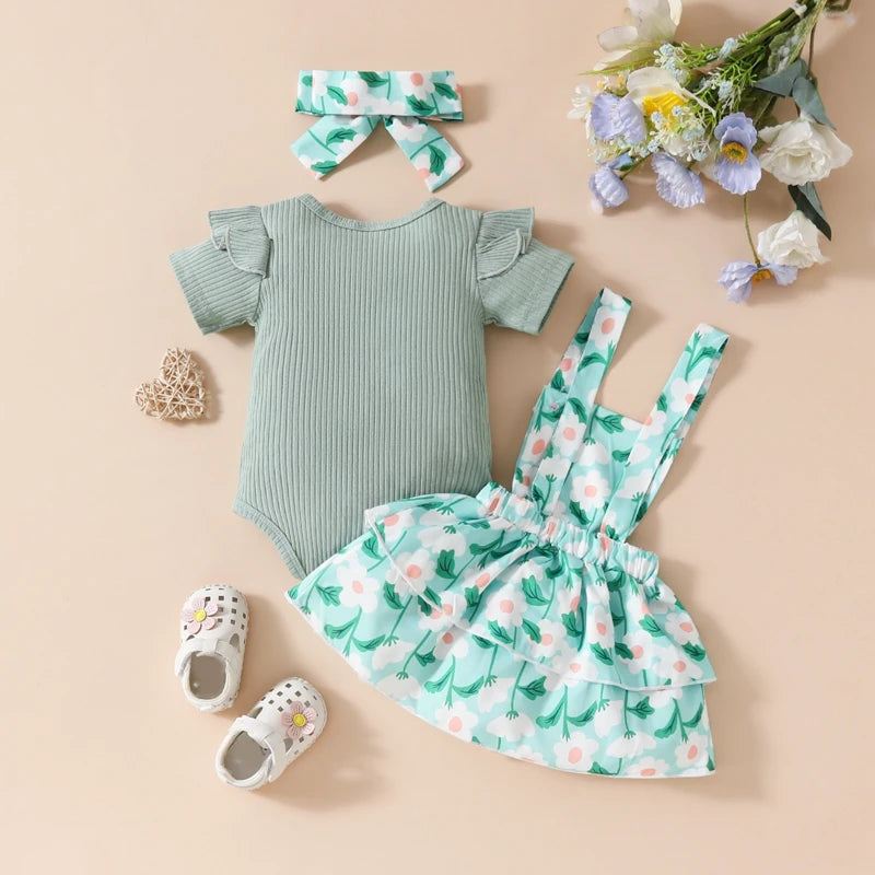 Niemowlęcy komplet ze spódniczką i opaską-Babylette