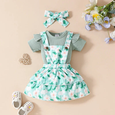 Niemowlęcy komplet ze spódniczką i opaską-Babylette