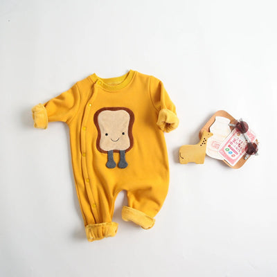 Ocieplany pajacyk niemowlęcy z motywem-Babylette