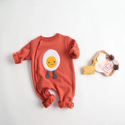 Ocieplany pajacyk niemowlęcy z motywem-Babylette