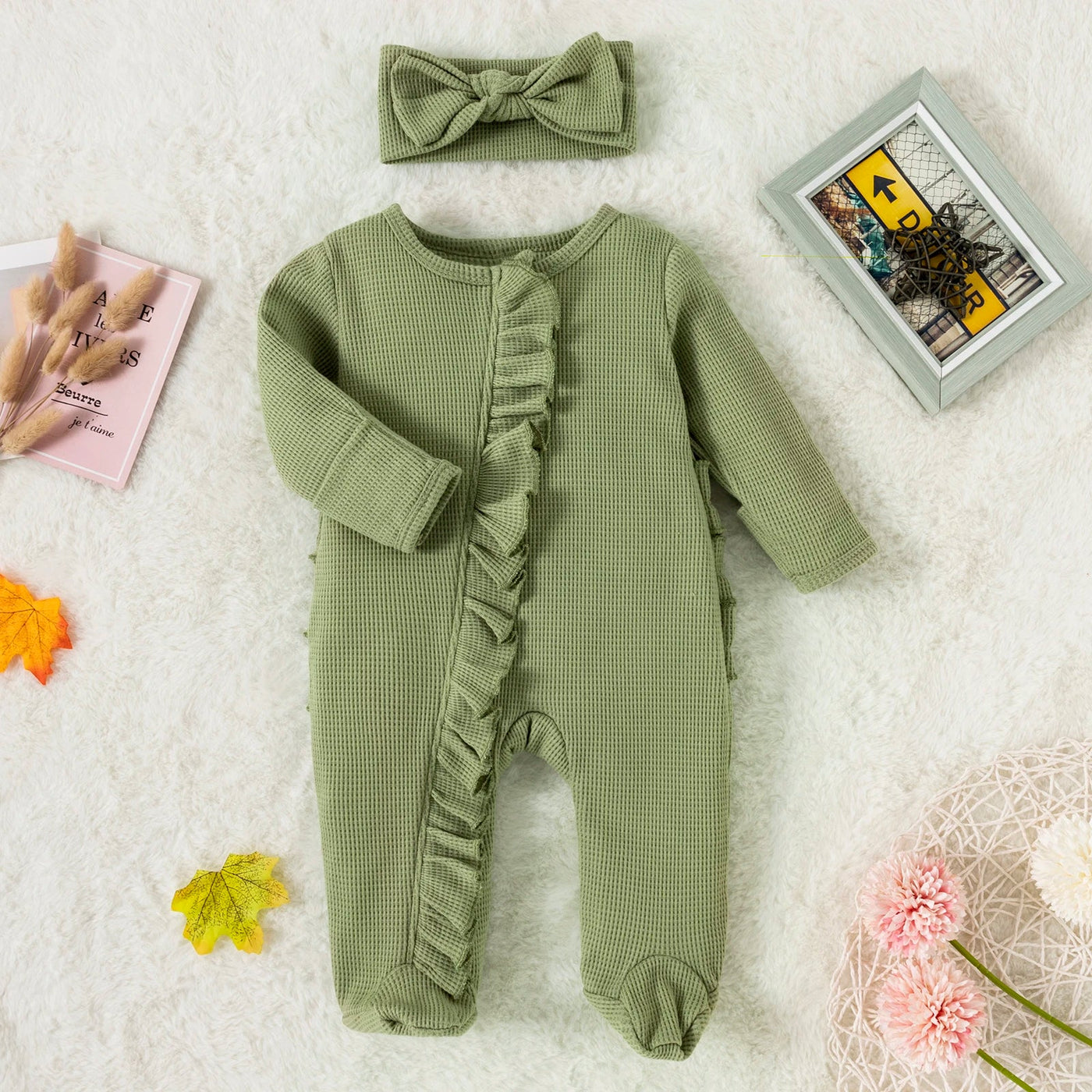 Pajacyk z falbanką i opaską na głowę-Babylette
