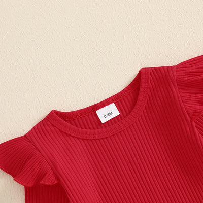 Niemowlęce body świąteczne z sukienką z reniferkiem