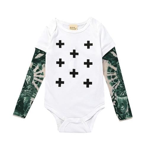 Body dla chłopca z motywem tatuażu-Babylette