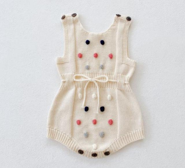 Body z dzianiny w kropeczki-Babylette