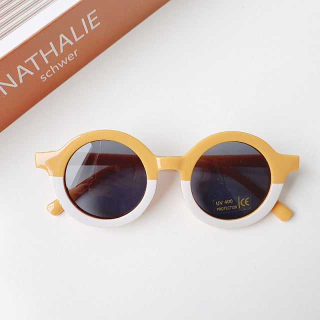 Dwukolorowe okulary przeciwsłoneczne-Babylette