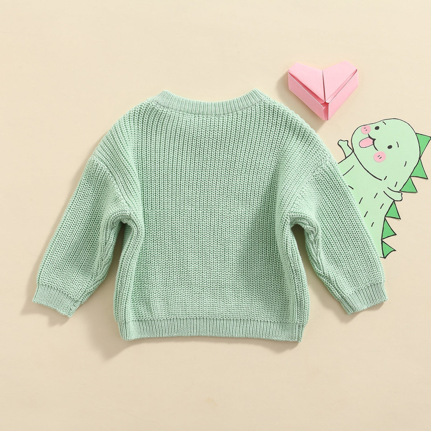 Dzianinowy sweterek w urocze kolory-Babylette