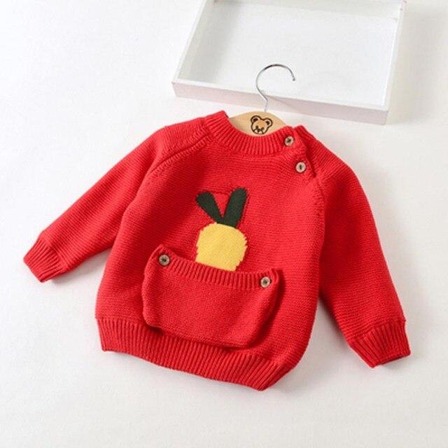 Dziecięcy sweter z kieszonką-Babylette