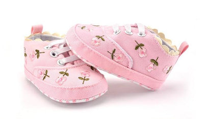 Dziewczęce trampki w kwiatuszki-Babylette