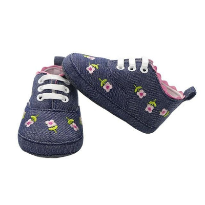 Dziewczęce trampki w kwiatuszki-Babylette