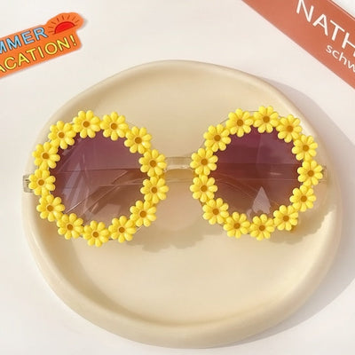 Okulary przeciwsłoneczne z motywem stokrotek-Babylette