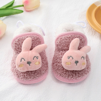 Pluszowe buciki niemowlęce ze zwierzątkami-Babylette