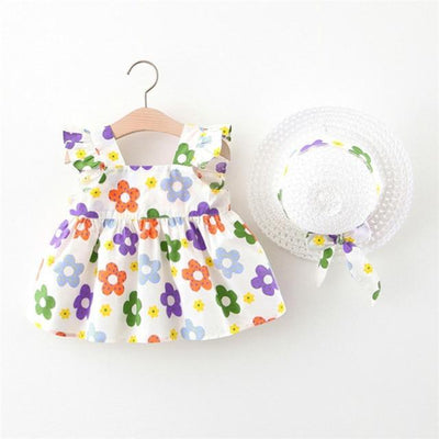 Sukienka niemowlęca w kwiatki-Babylette