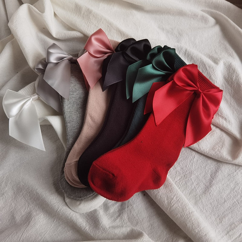 Świąteczne skarpetki z kokardką-Babylette