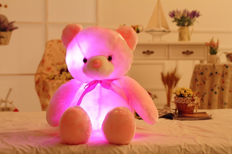 Świecący pluszowy miś LED-Babylette