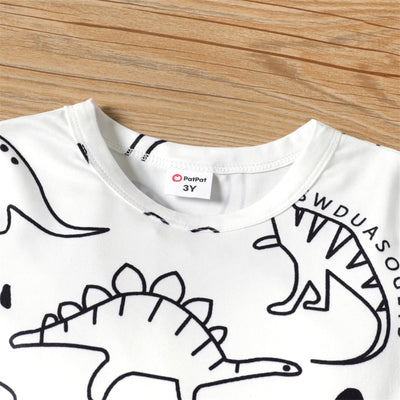 T-shirt z motywem dinozaurów-Babylette