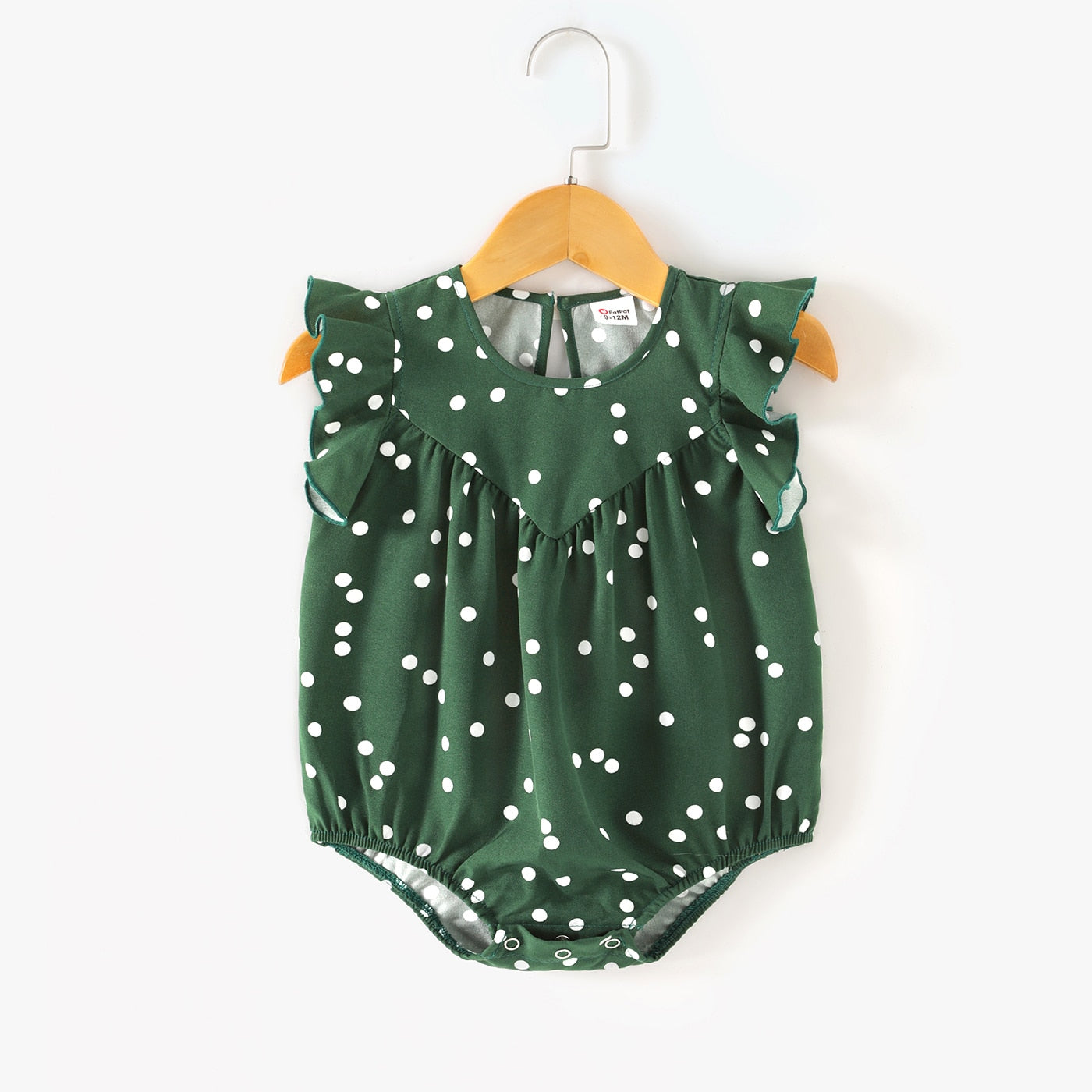 Zielone body w groszki-Babylette